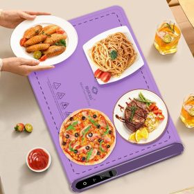 Silicone Electric Roll Up Heating Tray Food Warmers Mat Portable Hot Plates to Keep Food Warm